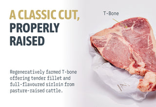Regenerative Dry Aged T-Bone (400g)